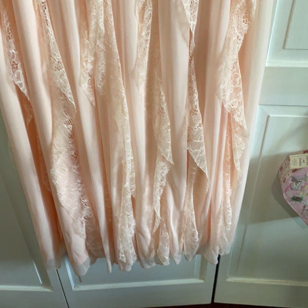 Formal Dress by Adrianna Papell Lace Tulle Ruffle Gown (Final Price) NWT - Picture 7 of 16